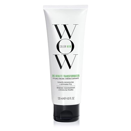 COLOR WOW Transformación de un minuto: solución instantánea para el encrespamiento. Crema nutritiva para peinar suaviza, domestica y desencrespa en el acto| Aceite de aguacate + hidrato de Omega 3,