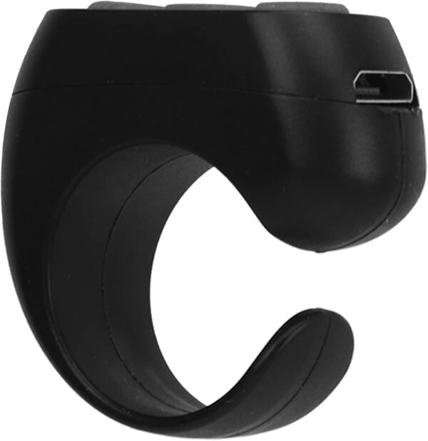 Aplicación Kindle Control remoto Bluetooth Turner TikTok Anillo de desplazamiento remoto clicker Novela Watch TV Turn Page Click Like Selfie Device ZL 03 (negro)