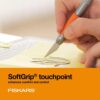 Fiskars SoftGrip - Cuchillo para manualidades, cuchillo Exacto de 8 pulgadas para manualidades, hoja Exacto multiusos incluida con cubierta protectora