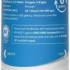 Waterdrop DA29-00020B Repuesto para Samsung DA29-00020B, HAF-CIN/EXP, 46-9101 Filtro de agua para nevera , Blanco, WD-DA29-00020B-1