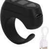 Aplicación Kindle Control remoto Bluetooth Turner TikTok Anillo de desplazamiento remoto clicker Novela Watch TV Turn Page Click Like Selfie Device ZL 03 (negro)
