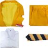 Vaianie Disfraz de Bob para hombre, disfraz de escarabajo amarillo, disfraz de Bob Shrinker, disfraz de máscara de películas de Halloween, disfraz de personaje