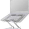 Amazon Basics Soporte ergonómico y plegable para computadora de escritorio, elevador ajustable, se adapta a todas las computadoras portátiles y portátiles de hasta 17.3 pulgadas, 10 x 8.7 x 6