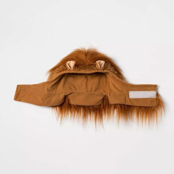 Hyde & EEK! Boutique Lion Ruff Headwear - Disfraz para perro y gato, color marrón, talla XXS/XS