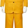 Vaianie Disfraz de Bob para hombre, disfraz de escarabajo amarillo, disfraz de Bob Shrinker, disfraz de máscara de películas de Halloween, disfraz de personaje