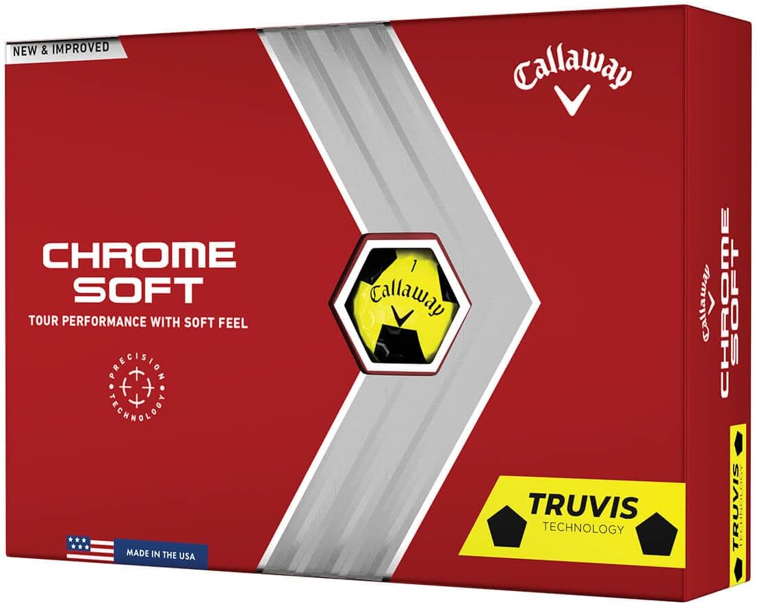 Callaway Pelotas de golf 2022 suaves cromadas de golf