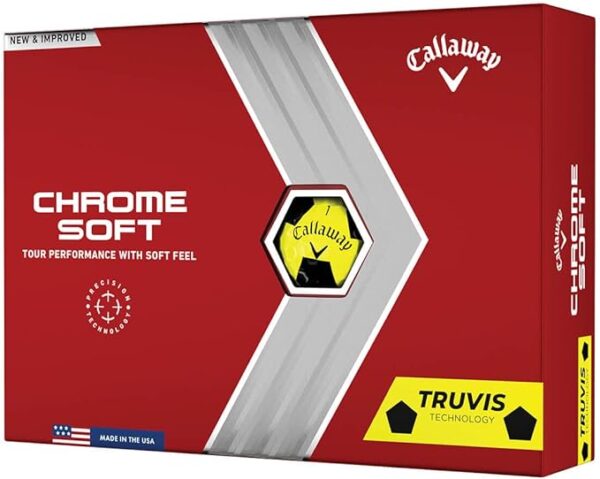 Callaway Pelotas de golf 2022 suaves cromadas de golf