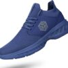 Tenis fáciles de poner para hombre, antideslizantes, transpirables y ligeros para entrenar, caminar, correr e ir al gimnasio