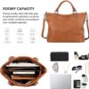Bolso Kattee, para mujer, de cuero suave, 3 formas de llevarlo, mochila, bolso y bolsa de mano
