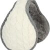 Surblue - Orejeras de punto cálidas y unisex, orejeras ajustables para invierno, de cachemira y con pelo