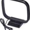 Bingfu Antena AM Loop con cable desnudo de 2 pines compatible con Pioneer Onkyo, Yamaha, Marantz, Pyle, radio interior, Bluetooth, receptor estéreo para el hogar, audio AV, video, receptor de cine en casa, sistema de alimentación