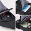 WATERFLY - Mochila cruzada tipo bandolera para viajar y hacer senderismo, bolsa de pecho