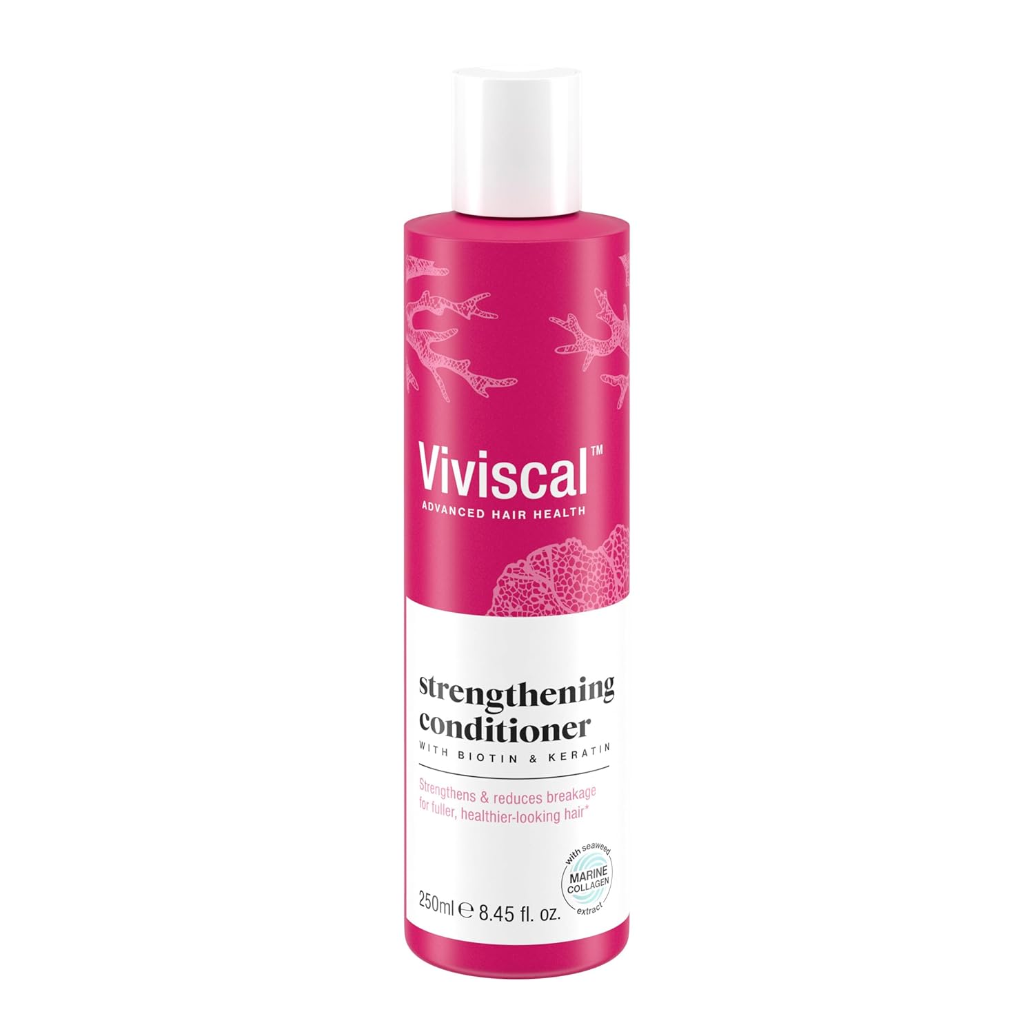 Viviscal Acondicionador para engrosar el cabello con biotina, queratina y extractos marinos – 8.5 fl oz
