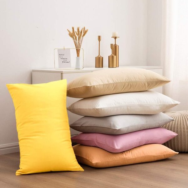 NTBAY - Fundas para almohada de microfibra cepillada, suaves y cómodas, antiarrugas, antidecoloración y antimanchas, con cierre tipo sobre, 2 fundas, 20 x 26 pulgadas, estándar, color rosado