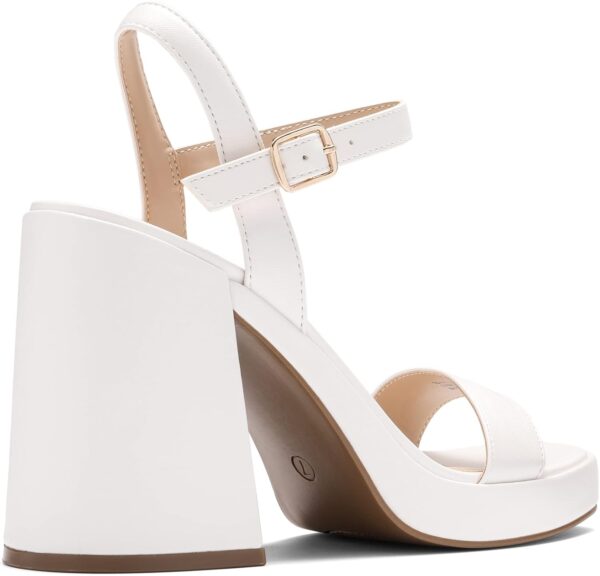 61JWCu2bqL._AC_SL1500_.jpg DREAM PAIRS GISELLELE - Tacones para mujer con plataforma gruesa de tacón alto, puntera abierta, moda, boda, fiesta, noche, baile, correa al tobillo, sandalias de vestir