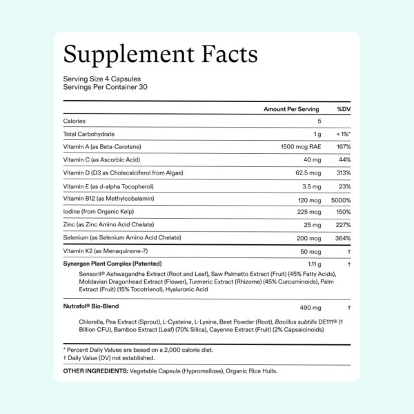 61MHQcnbpRL._SL1080_.jpg Nutrafol Suplementos para el crecimiento del cabello para mujeres, para mujeres de 18 a 44 años, clínicamente probados para cabello visiblemente más grueso y fuerte, ingredientes 100% veganos,