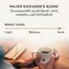 Peet's Coffee - Capsulas de café de mezcla Major Dickason, tostado oscuro, para cafetera Keurig