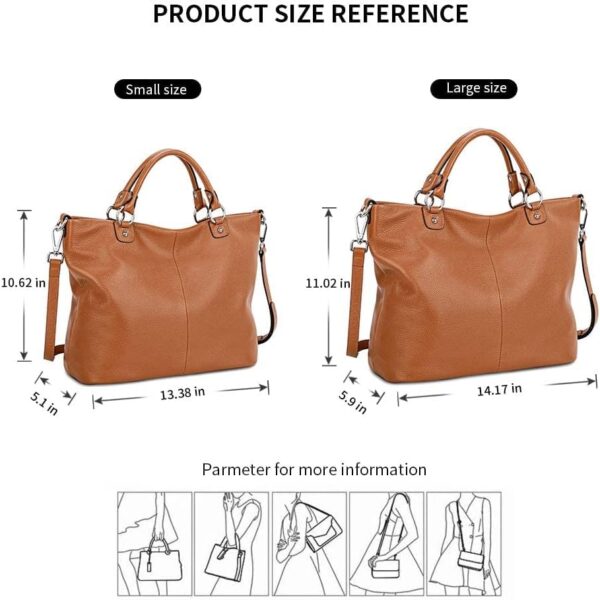 Bolso Kattee, para mujer, de cuero suave, 3 formas de llevarlo, mochila, bolso y bolsa de mano