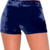 ALWAYS Pantalones cortos de terciopelo aplastado para mujer: pantalones de motociclista súper suaves y cómodos y elásticos