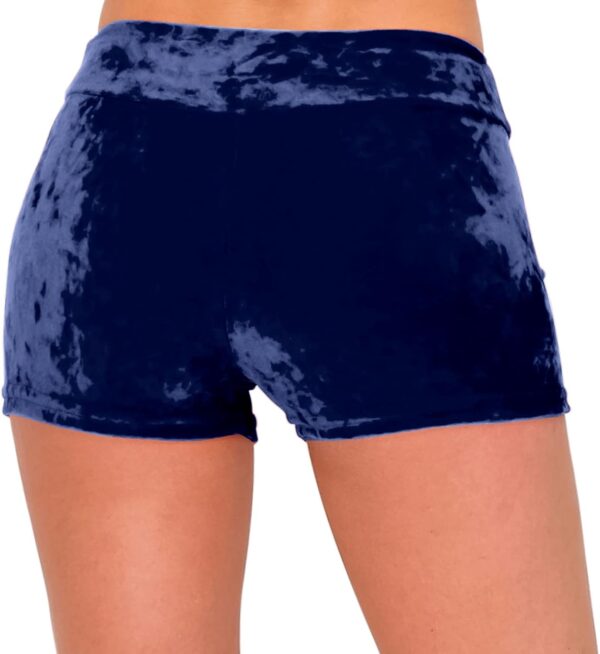 ALWAYS Pantalones cortos de terciopelo aplastado para mujer: pantalones de motociclista súper suaves y cómodos y elásticos