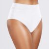 Holipick Traje de baño para mujer, parte inferior de bikini de cintura alta, cobertura completa, control de abdomen, parte inferior de natación