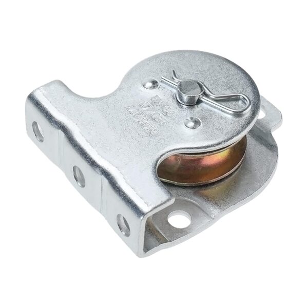 Polea de montaje en techo de 1-1/2 pulgadas, polea de techo para cable o cuerda de 3/8 pulgadas, paquete de 6