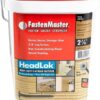 FastenMaster HeadLok No. 10 x 2-7/8 pulgadas L Tornillos de madera de acero epoxi con cabeza hexagonal de araña, 500 unidades
