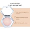 Shimmer Cream - Paleta de resaltadores color crema, oro rosa, acabado brillante/brillante, cosmético facial impermeable de larga duración, libre de crueldad, 2.0 onzas líquidas, 1 unidad