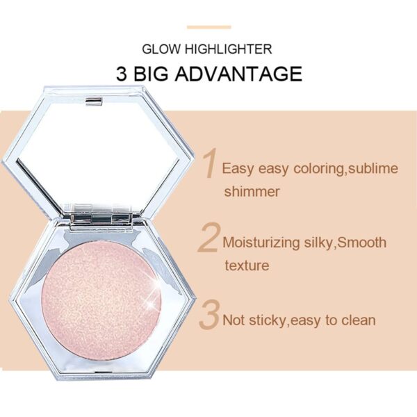 Shimmer Cream - Paleta de resaltadores color crema, oro rosa, acabado brillante/brillante, cosmético facial impermeable de larga duración, libre de crueldad, 2.0 onzas líquidas, 1 unidad