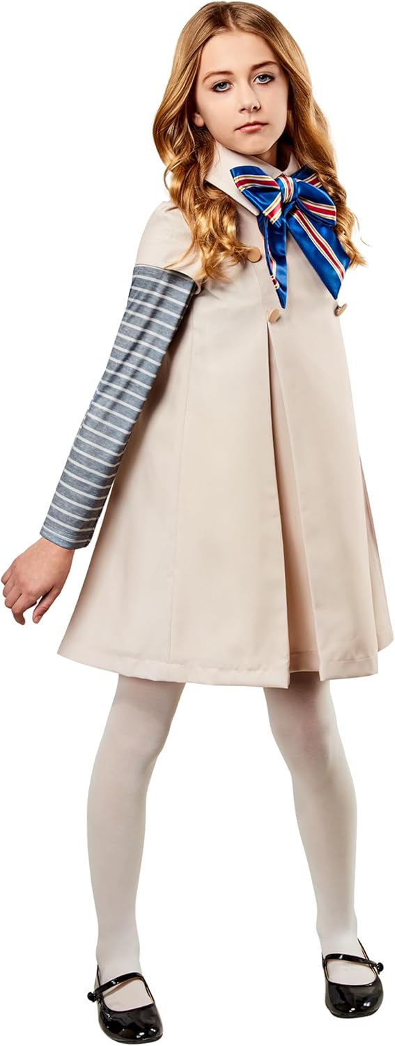 Rubie’s M3gan – Vestido de disfraz para niña, como se muestra