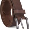 Timberland Cinturón de cuero con hebilla clásica de 1.378 in para hombres