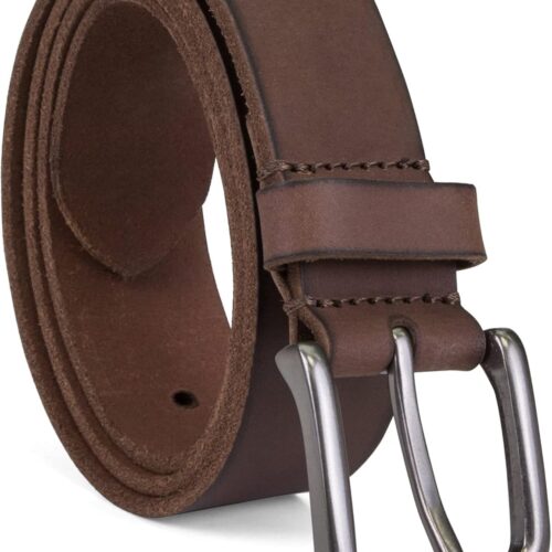 Timberland Cinturón de cuero con hebilla clásica de 1.378 in para hombres