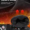 Guantes para moto, invierno, para hombres y mujeres, impermeables. Talla L