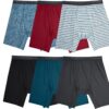 Fruit of the Loom Calzoncillos tipo bóxer micro elásticos para hombre, diseñados para moverse contigo, ligeros y absorben la humedad
