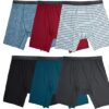 Fruit of the Loom Calzoncillos tipo bóxer micro elásticos para hombre, diseñados para moverse contigo, ligeros y absorben la humedad