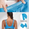 Wingslove Sujetador deportivo de alto impacto para mujer, cobertura completa, sin varillas, sin relleno, para entrenamiento, talla grande