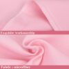 NTBAY - Fundas para almohada de microfibra cepillada, suaves y cómodas, antiarrugas, antidecoloración y antimanchas, con cierre tipo sobre, 2 fundas, 20 x 26 pulgadas, estándar, color rosado
