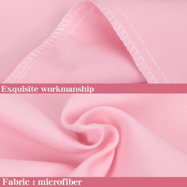 NTBAY - Fundas para almohada de microfibra cepillada, suaves y cómodas, antiarrugas, antidecoloración y antimanchas, con cierre tipo sobre, 2 fundas, 20 x 26 pulgadas, estándar, color rosado