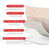 Apósito de espuma de silicona con borde adhesivo, vendaje de vendaje para heridas, almohadilla de espuma de silicona, paquete de 10, vendajes impermeables grandes de 4 x 4 pulgadas,