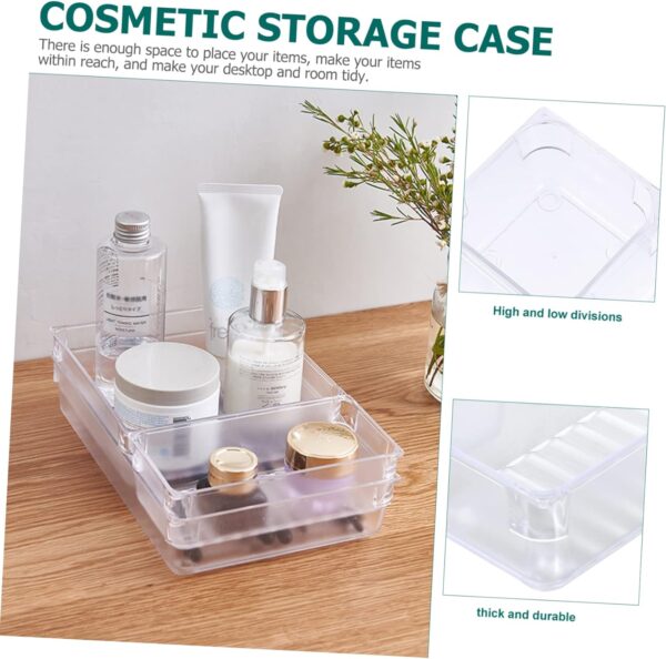 Caja organizadora de maquillaje, juego de 16 piezas, organizador de maquillaje para el hogar, diseño de cajones para cosméticos