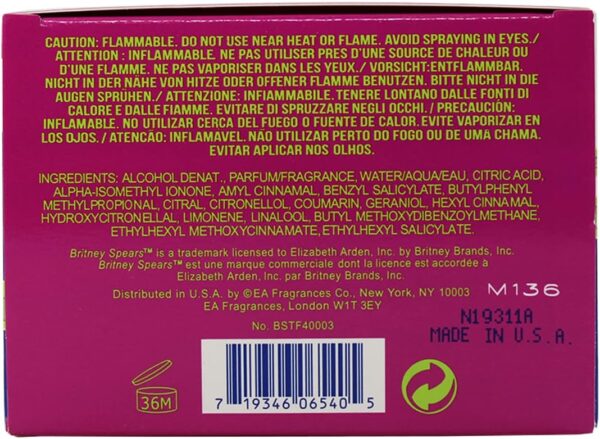 Fantasy/Britney Spears Depp Perfume en espray 3.3 oz (W)