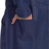Overol azul marino, disfraz de Halloween para hombre, incluye máscara y cuchillo de juguete