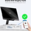Monitor portátil, extensor de pantalla para portátil FHD IPS ultra delgado de 15.6 pulgadas con soporte ajustable, compatible con USB C, ideal para viajes y oficina