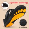 Besroad Zapatos anchos para caminar para mujer, para diabéticos, ajustables, informales, transpirables, sin caída, para artritis, edema, interiores y exteriores