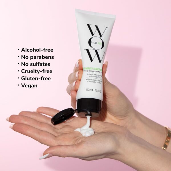 COLOR WOW Transformación de un minuto: solución instantánea para el encrespamiento. Crema nutritiva para peinar suaviza, domestica y desencrespa en el acto| Aceite de aguacate + hidrato de Omega 3,