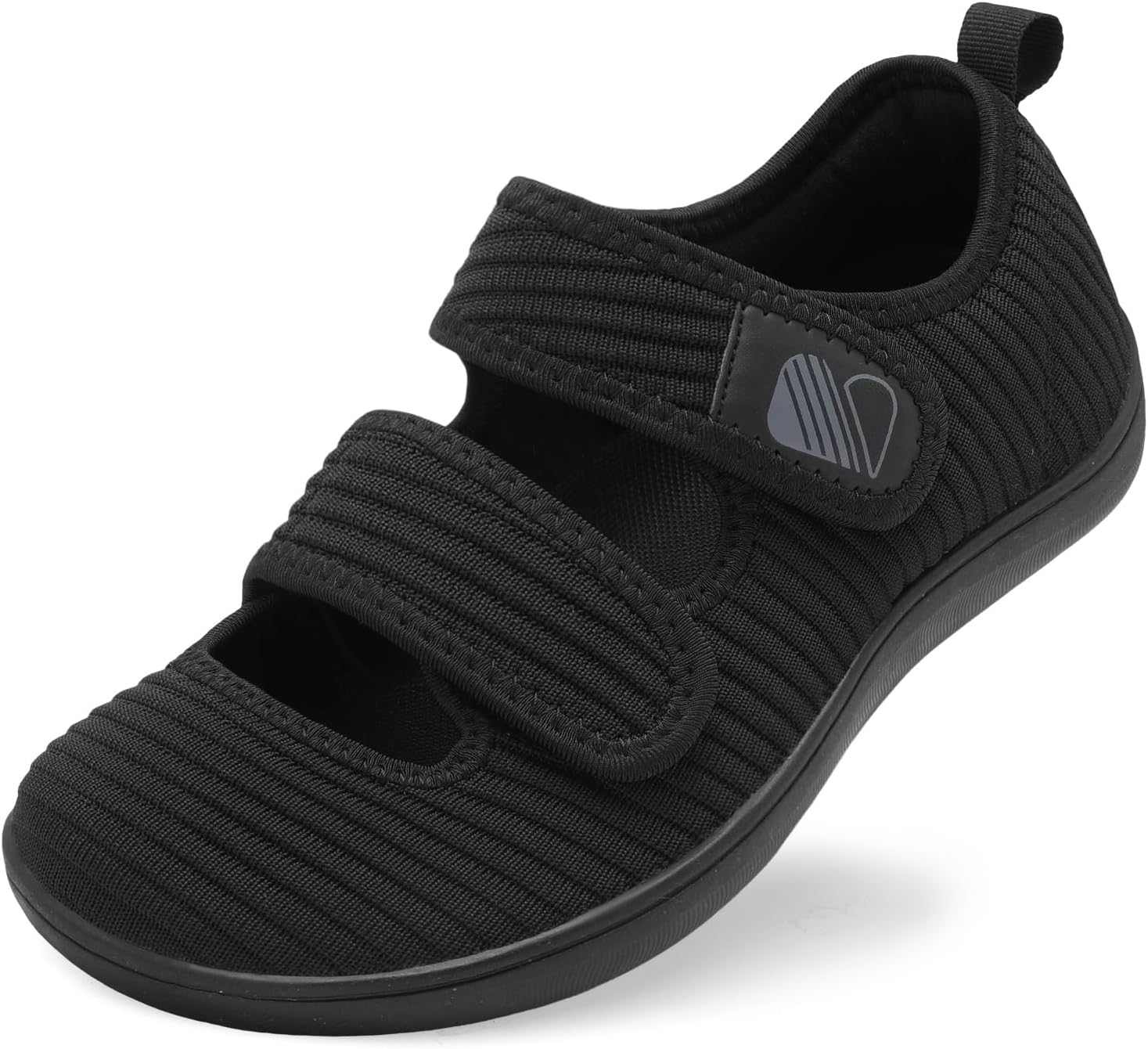 Besroad Zapatos anchos para caminar para mujer, para diabéticos, ajustables, informales, transpirables, sin caída, para artritis, edema, interiores y exteriores
