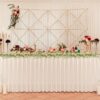 RECUTMS Guirnalda floral de primavera de 65 pulgadas con hojas verdes, hiedra de jazmín de invierno para puerta delantera, hogar, pared, balcón, jardín, arco, chimenea, telón de fondo (amarillo)