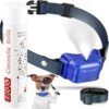 Collar de corteza de citronela con 3 niveles de pulverización ajustables y sensibilidad, collar de citronela impermeable IPX67 para perros 5