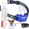 Collar de corteza de citronela con 3 niveles de pulverización ajustables y sensibilidad, collar de citronela impermeable IPX67 para perros 5