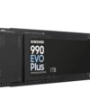 SAMSUNG SSD 990 EVO Plus de 1 TB, PCIe Gen 4x4, Gen 5x2 M.2 2280, velocidades de hasta 7,250 MB/s, almacenamiento actualizado para PC/portátiles, tecnología HMB y Intelligent Turbowrite 2.0,